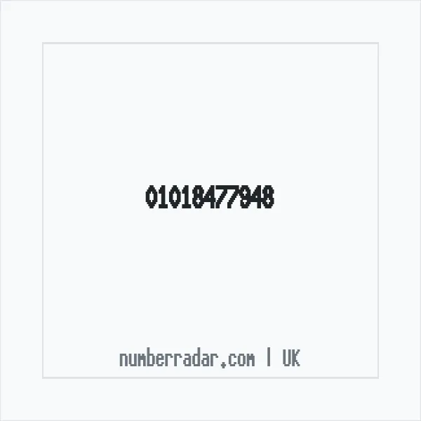 Reverse number check for +44 1018 477948 — who called me?