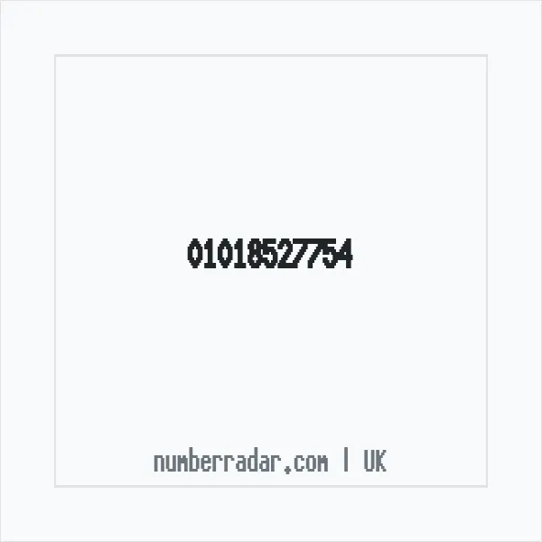 Reverse number check for +44 1018 527754 — who called me?