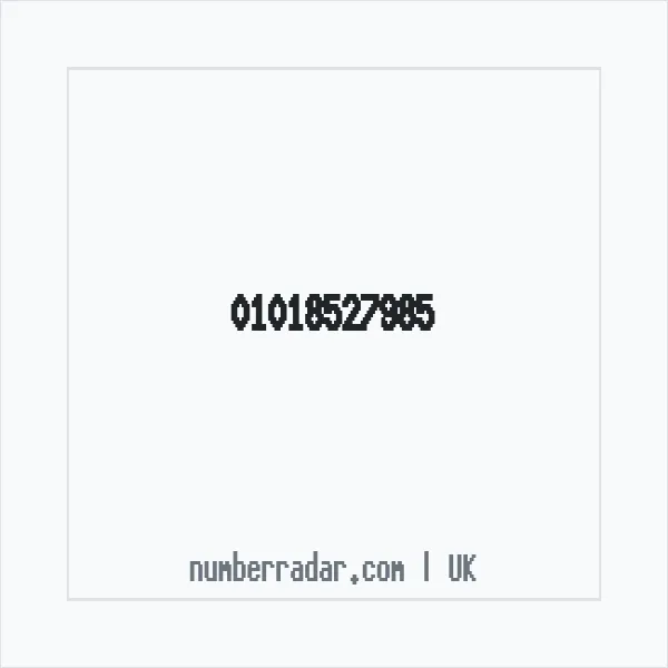 Reverse number check for +44 1018 527985 — who called me?