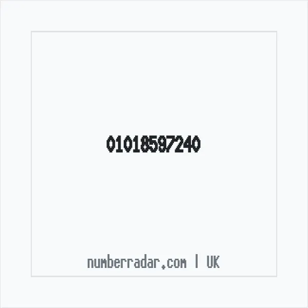 Reverse number check for +44 1018 597240 — who called me?