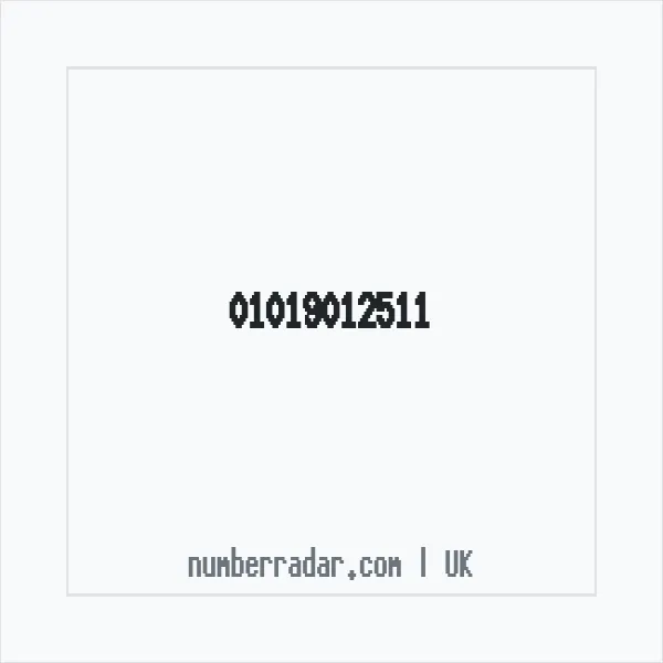 Reverse number check for +44 1019 012511 — who called me?