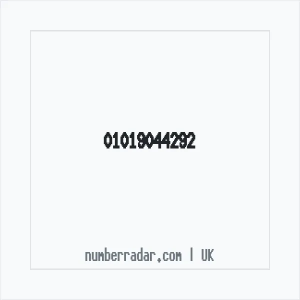 Reverse number check for +44 1019 044292 — who called me?
