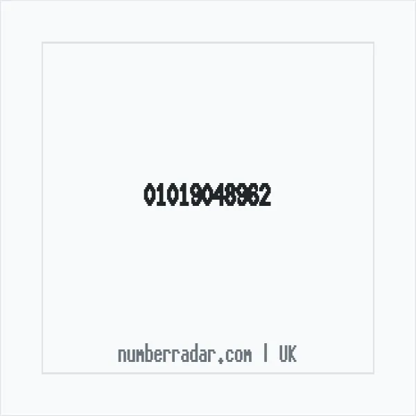 Reverse number check for +44 1019 048962 — who called me?