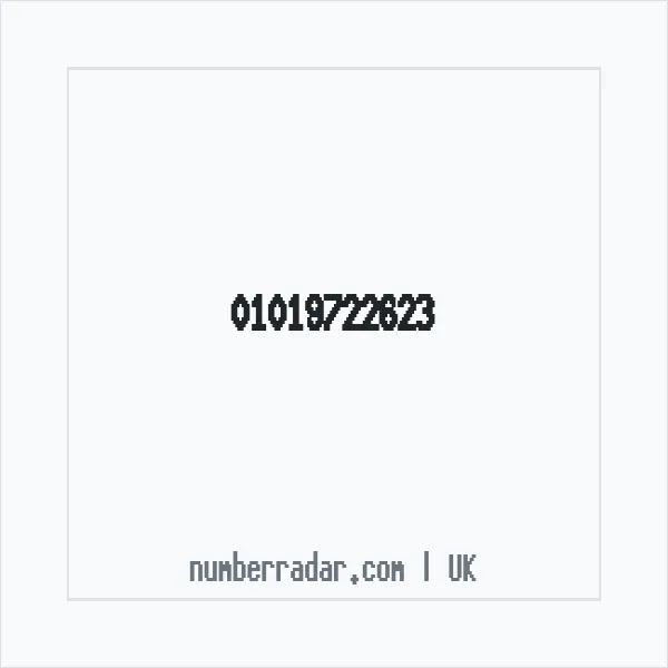 Reverse number check for +44 1019 722623 — who called me?