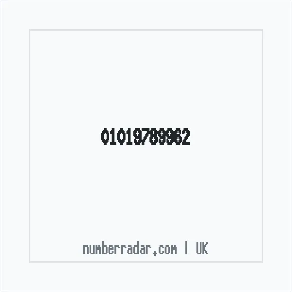 Reverse number check for +44 1019 789962 — who called me?