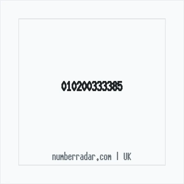 Reverse number check for +44 (1020) 033-338 — who called me?