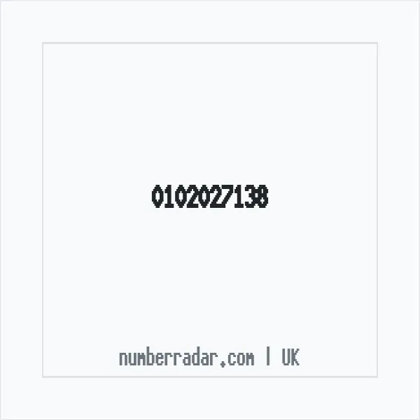 Reverse number check for +44 102027138 — who called me?