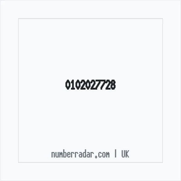 Reverse number check for +44 102027728 — who called me?