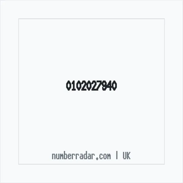 Reverse number check for +44 102027940 — who called me?