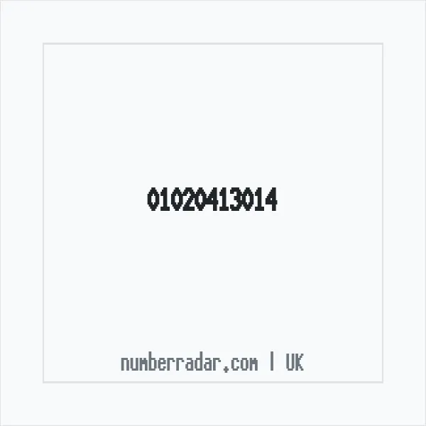 Reverse number check for +44 1020 413014 — who called me?