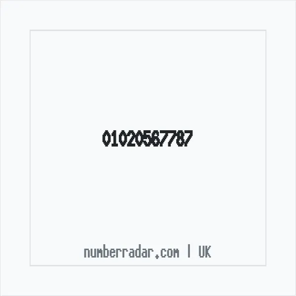 Reverse number check for +44 1020 567787 — who called me?