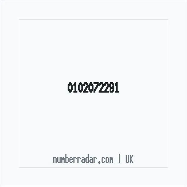 Reverse number check for +44 102072291 — who called me?