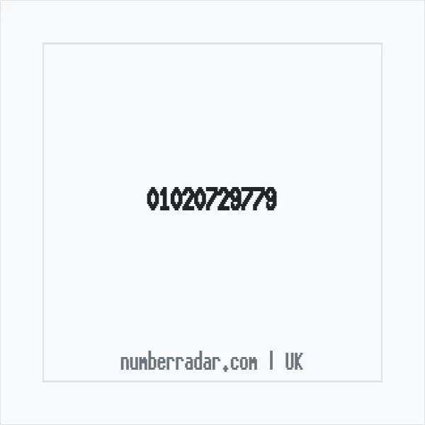 Reverse number check for +44 1020 729779 — who called me?