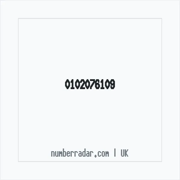 Reverse number check for +44 102076109 — who called me?