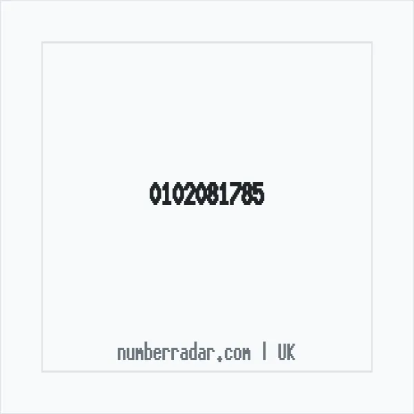 Reverse number check for +44 102081785 — who called me?