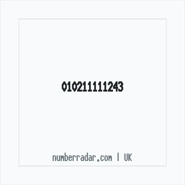 Reverse number check for +44 (1021) 111-124 — who called me?