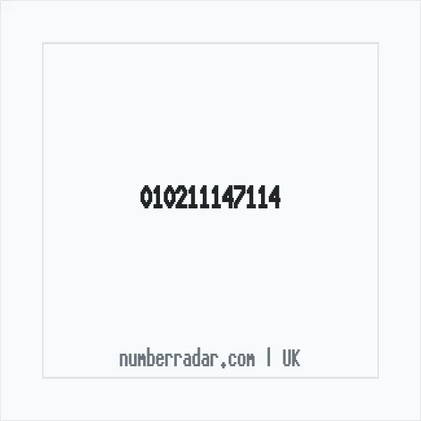 Reverse number check for +44 (1021) 114-711 — who called me?