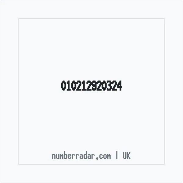 Reverse number check for +44 (1021) 292-032 — who called me?