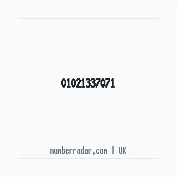Reverse number check for +44 1021 337071 — who called me?