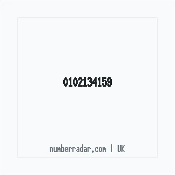 Reverse number check for +44 102134159 — who called me?