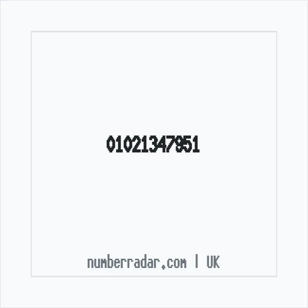 Reverse number check for +44 1021 347951 — who called me?