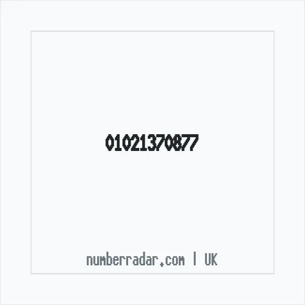 Reverse number check for +44 1021 370877 — who called me?