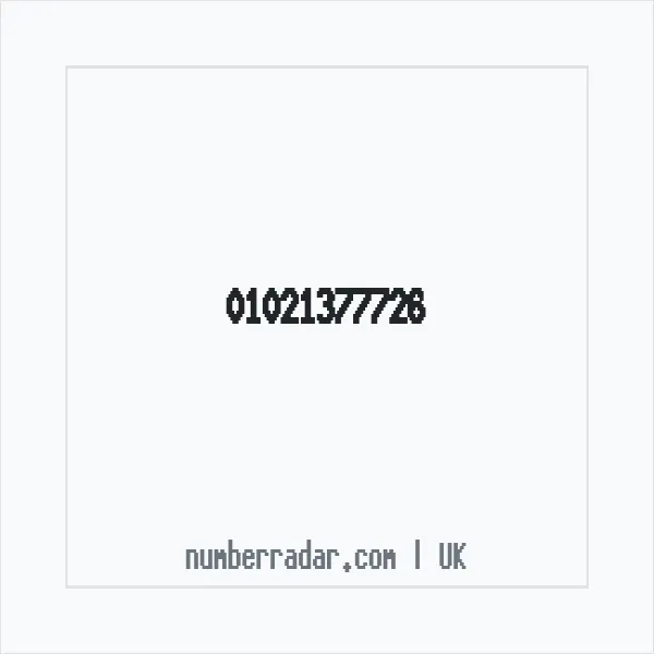 Reverse number check for +44 1021 377726 — who called me?