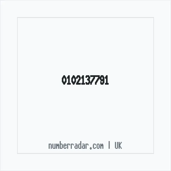 Reverse number check for +44 102137791 — who called me?
