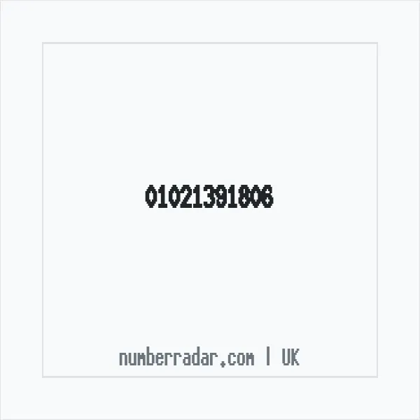 Reverse number check for +44 1021 391806 — who called me?