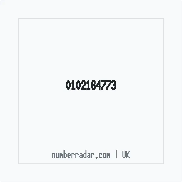 Reverse number check for +44 102164773 — who called me?