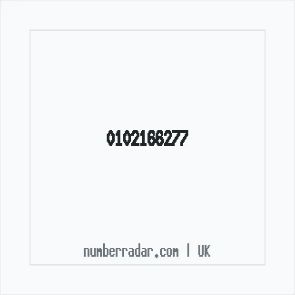 Reverse number check for +44 102166277 — who called me?