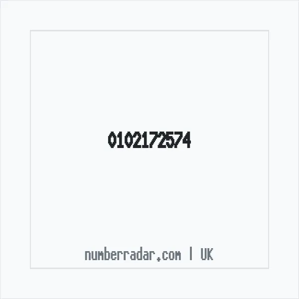 Reverse number check for +44 102172574 — who called me?