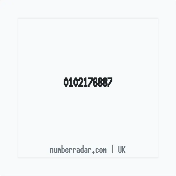Reverse number check for +44 102176887 — who called me?