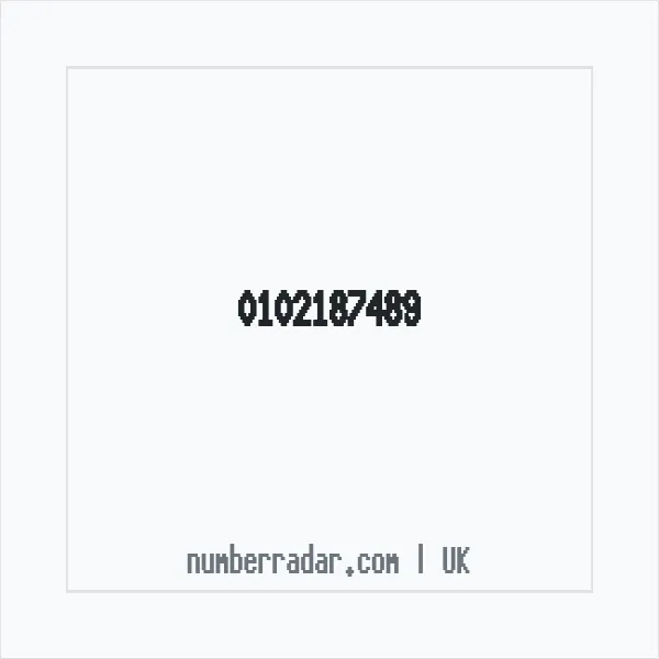 Reverse number check for +44 102187489 — who called me?