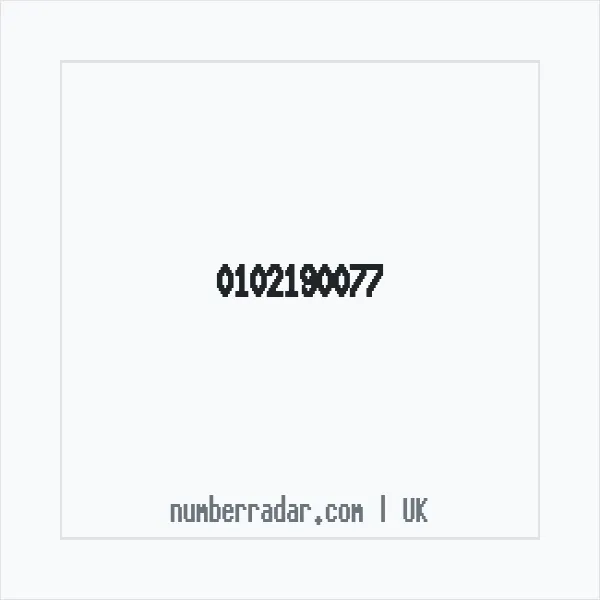 Reverse number check for +44 102190077 — who called me?