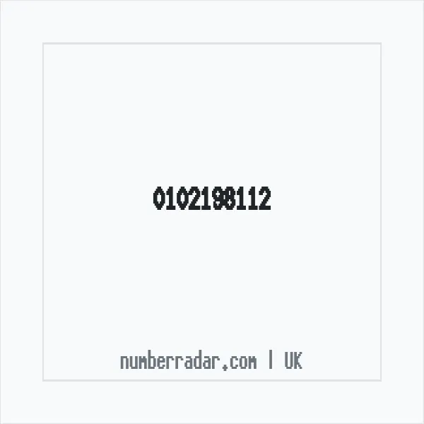 Reverse number check for +44 102198112 — who called me?