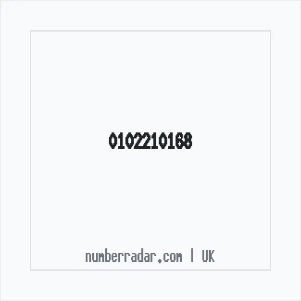 Reverse number check for +44 102210168 — who called me?