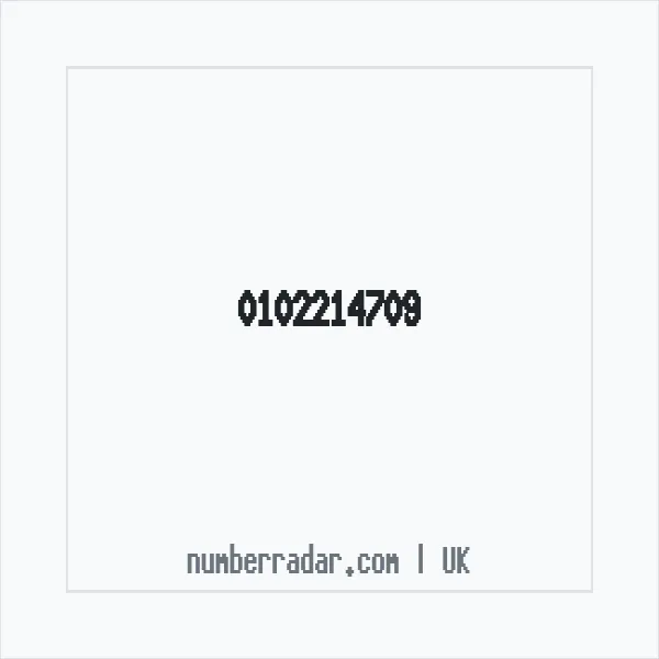 Reverse number check for +44 102214709 — who called me?