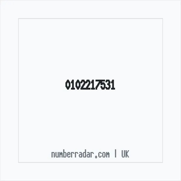 Reverse number check for +44 102217531 — who called me?