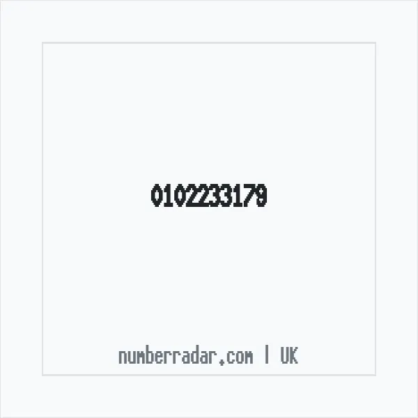 Reverse number check for +44 102233179 — who called me?