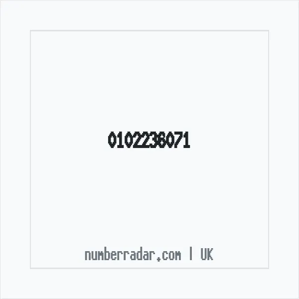Reverse number check for +44 102236071 — who called me?