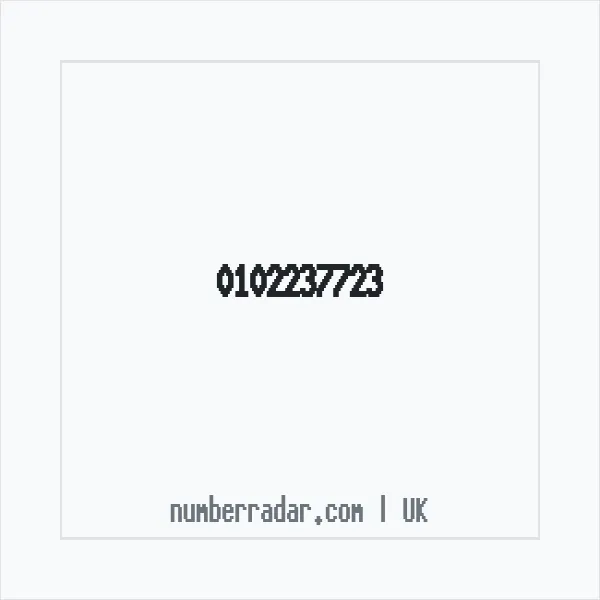 Reverse number check for +44 102237723 — who called me?