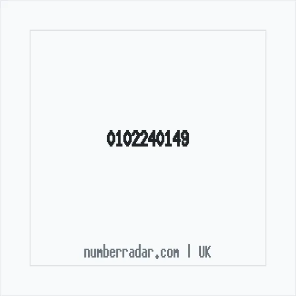Reverse number check for +44 102240149 — who called me?