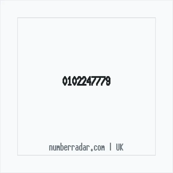 Reverse number check for +44 102247779 — who called me?