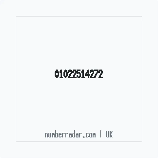 Reverse number check for +44 1022 514272 — who called me?