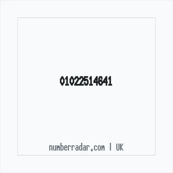 Reverse number check for +44 1022 514641 — who called me?