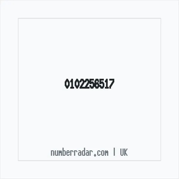 Reverse number check for +44 102256517 — who called me?