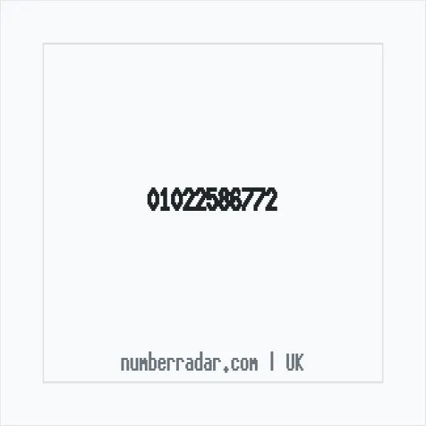 Reverse number check for +44 1022 586772 — who called me?