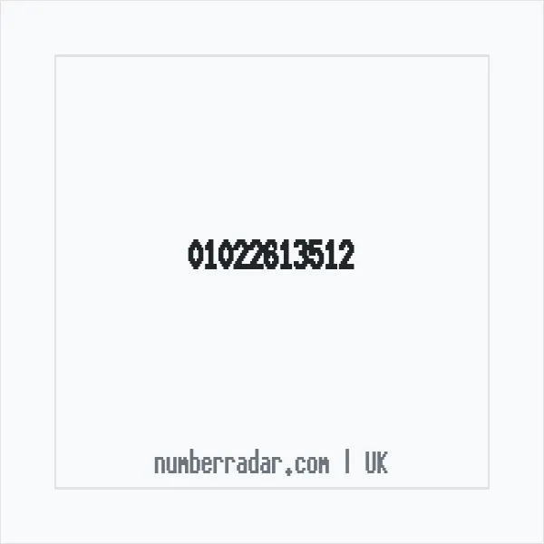 Reverse number check for +44 1022 613512 — who called me?