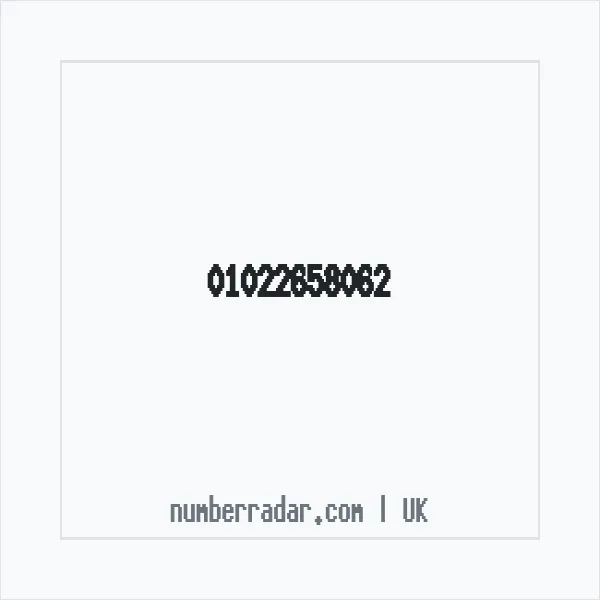Reverse number check for +44 1022 658062 — who called me?